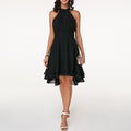 Ruffle Detail Mini Dress For Elegant Occasions And Festive Gatherings And Celebrations
