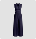 Women's Sleeveless Jumpsuit With Flattering Fit For Effortless Elegance And Timeless Everyday Style